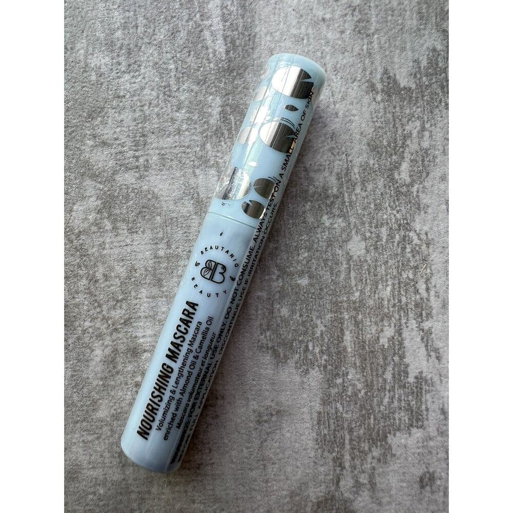 Beautaniq Beauty Nourishing Lengthening Mascara Black 0.14oz Sealed Sample New